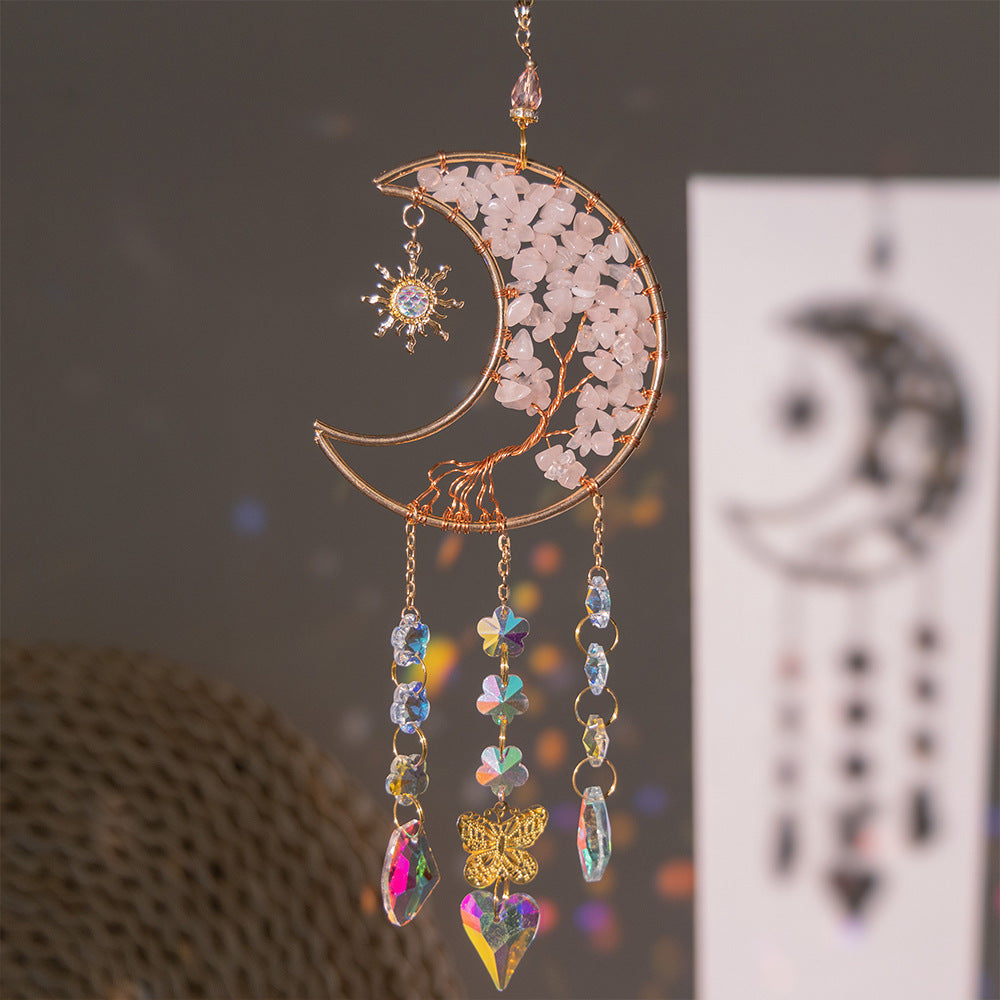Crystal and Gemstone Roof Pendants