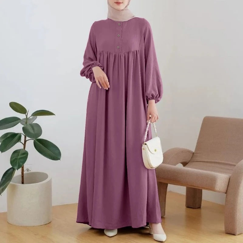 Muslim Style Long Sleeve Dress