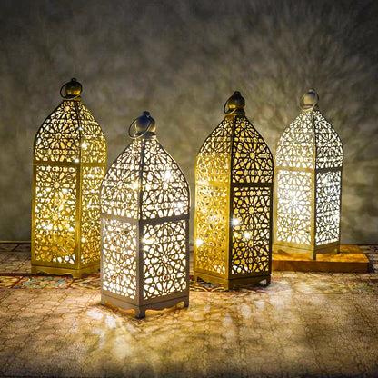 Luminous Iron TableTop Lamp Decor