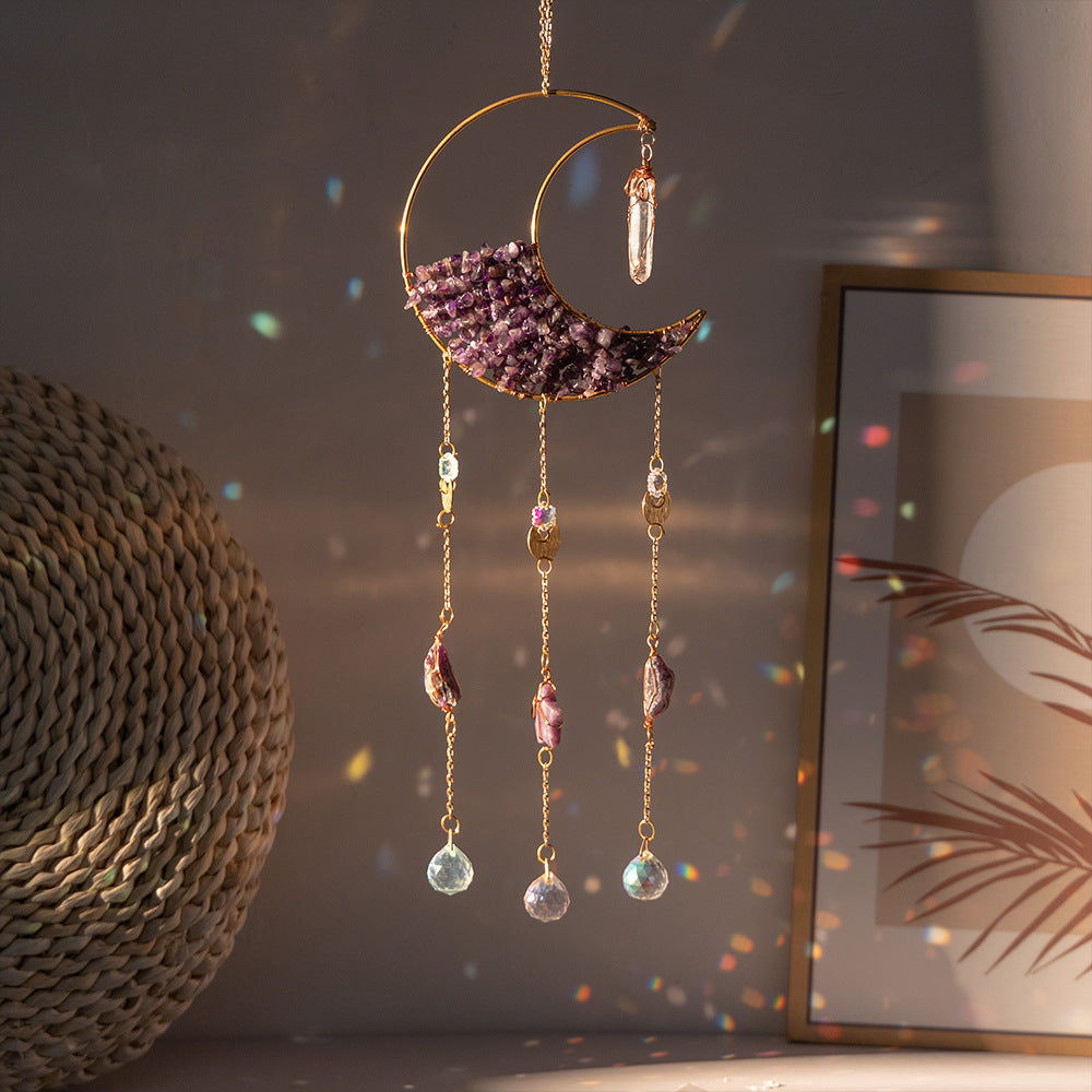Crystal and Gemstone Roof Pendants