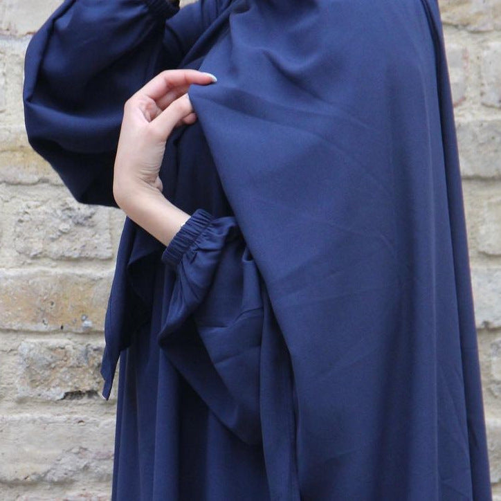 Luxurious Muslim Hooded Robe Dress