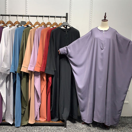 Loose Fit Bat Sleeve Robe