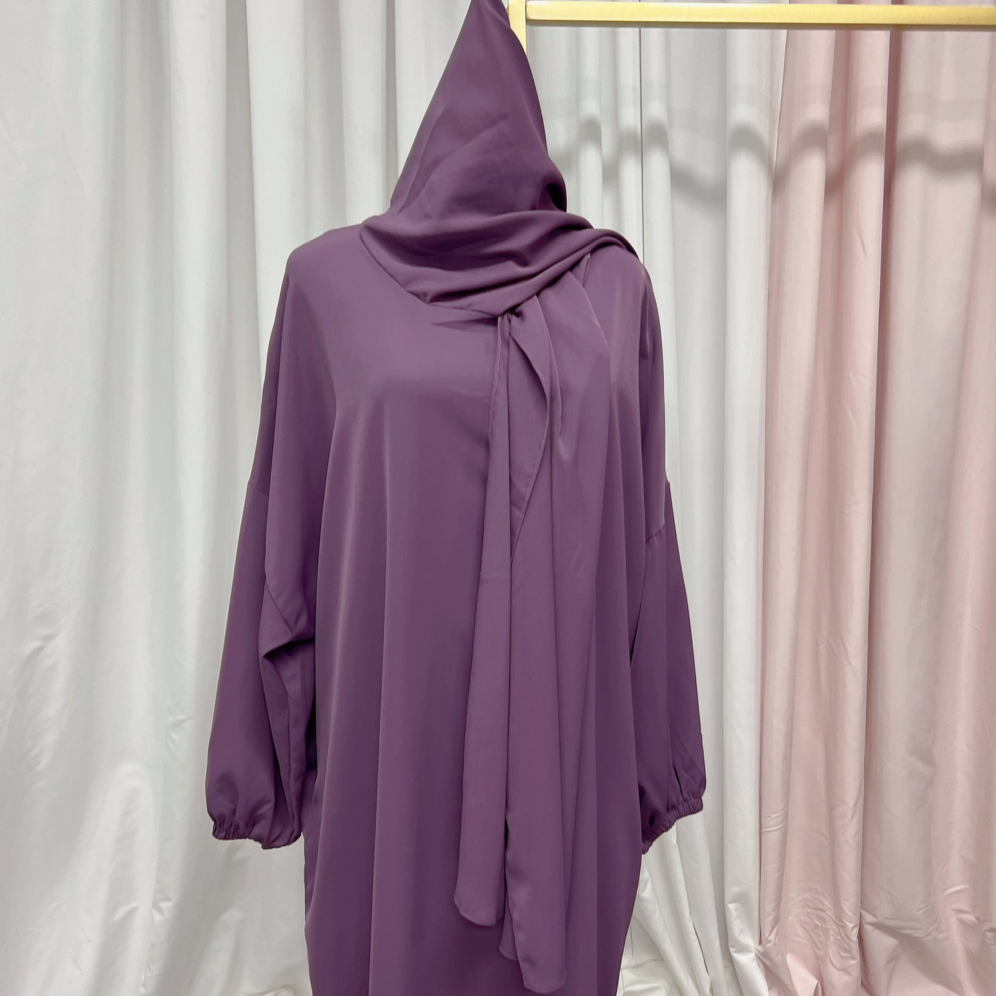 Luxurious Muslim Hooded Robe Dress