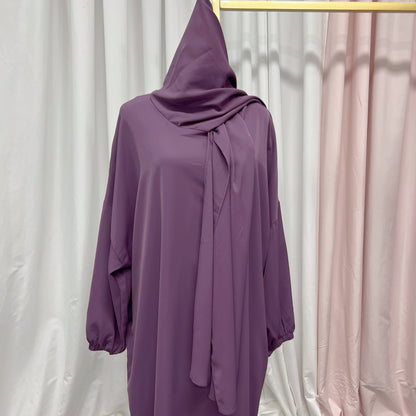 Luxurious Muslim Hooded Robe Dress