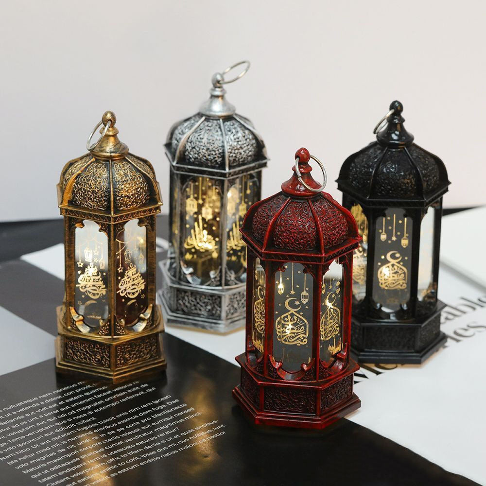 Electronic Luminous Ramadan Hexagonal Lamp Decor