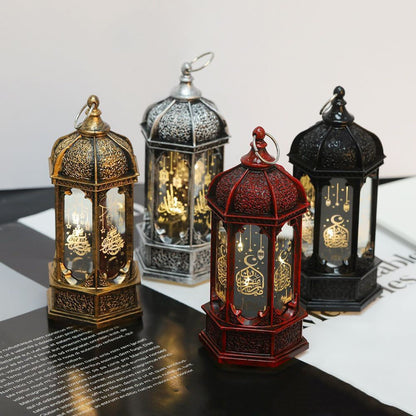 Electronic Luminous Ramadan Hexagonal Lamp Decor