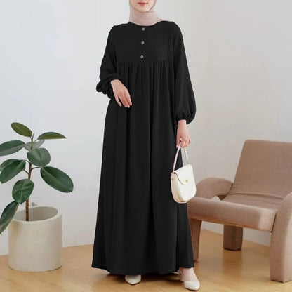Muslim Style Long Sleeve Dress